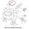 Left and Right Hand Brake for Drive RTL10266RD and RTL10266RD-T Models ONLY- Red - Pair view 2