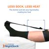 ProStretch NightSock, Overnight Relief for Plantar Fasciitis and Achilles Tendonitis, Alternative to Night Splint with Exclusive Toe Support for Comfort, OSFM view 4