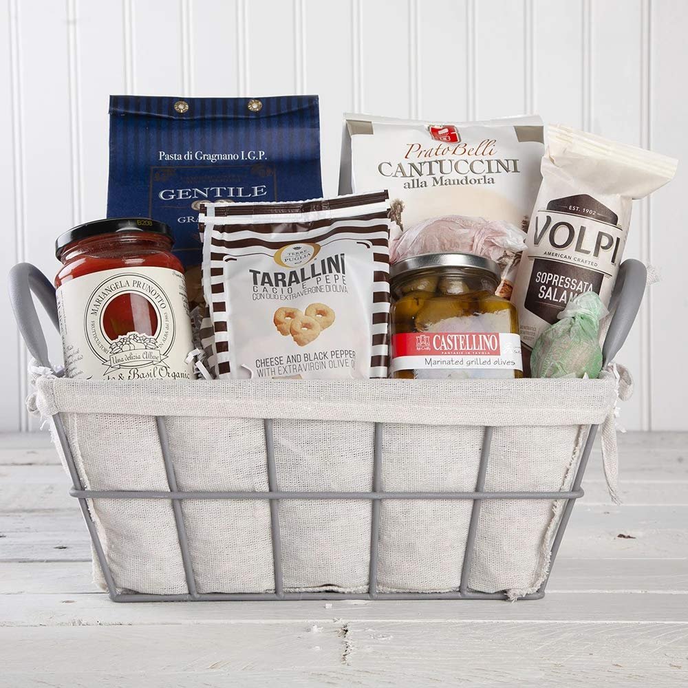 Grazie "Thank You" Gourmet Italian Gift Basket | Set of 6