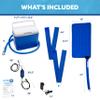 Polar Active Ice 3.0 | 9 QT Cold Therapy Ice Machine | Programmable Timer | Universal Rectangular Compression Pad | Cryotherapy Pain Relief System | Ace Bandage Style Compression view 2