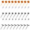 100 PCS Halloween Picks Plastic Halloween Party Cupcake Toppers Appetizer Picks
