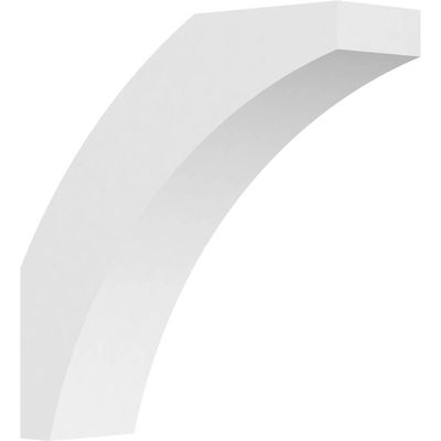 Ekena Millwork BRCP03X12X12THR 3"W x 12"D x 12"H Standard Thorton Architectural Grade PVC Knee Brace