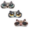 HYCLES Sleep Mask for Kids Sleeping Eye Cover Cute Cartoon Animal Funny 3 Pcs Blindfold Eyeshade for Men Women Plane Travel Game Nap Night Sleeping
