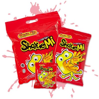 Snek Ku ShoyueMi Japanese Noodle Snack 60g (Spicy Flavour, 12 Packs)