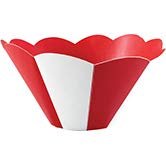 Creative Converting Club Pack Birthday Party Decoration Circus Theme Red White Striped Printed Paper Bowl, Box 12 Printed Paper Bowl