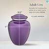 Geturns - Adult Custom Butterfly Cremation Urns for Human Ashes I Purple Large Funeral Urn for Female and Male I 200 lbs view 3