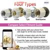 Enjoy Cover - Door Knob Cover Grips Non Slip Arthritis & Senior Living Aids Grippy Easy Open Decorative. Simple Functional Effective Solution- 4 Pack (White, Cove) view 3
