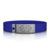 ROAD iD Medical Alert Bracelet for Men and Women - Stretchable and Comfy Silicone Bracelets w/Identification, Emergency & Medical Information for Athletes & Travelers (13mm Wide) view 1