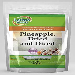 Pineapple, Dried and Diced (8 oz, ZIN: 528737)