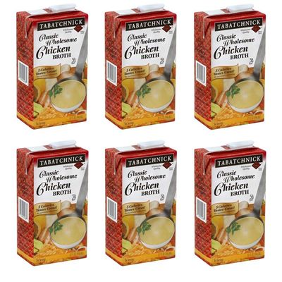 Tabatchnick Classic Wholesome Chicken Broth, 32 oz (Pack of 6)