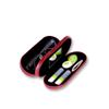 KABAKE Eye Glasses Case and Contact Lens Case 2 in 1 Double Sided with Mirror Portable for Home Travel Kit view 1