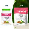 OZiva Protein & Herbs, Women with Multivitamins, Curcumin, Shatavari, Tulsi for Improved Metabolism, Hormonal Balance & Skin, Hair Health, 2.2 lbs, Vanilla Almond. Soy Free, Gluten Free, Non GMO view 2