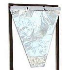 A&A Flower Bouquet Unprinted 37 Micron Clear Cellophane Bags Plastic Sleeve Bag 100 pcs (13x25x4 in.)
