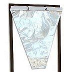 A&A Flower Bouquet Unprinted 37 Micron Clear Cellophane Bags Plastic Sleeve Bag 100 pcs (13x25x4 in.)
