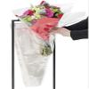 A&A Flower Bouquet Unprinted 37 Micron Clear Cellophane Bags Plastic Sleeve Bag 100 pcs (13x25x4 in.) view 2