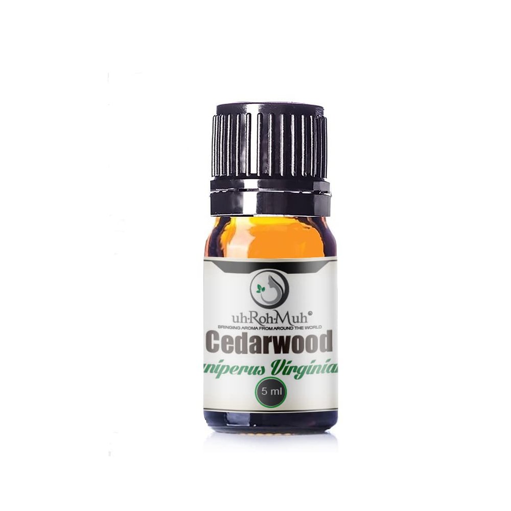 100% Pure Cedarwood Virginiana Essential Oil || USA - 5ml with Euro Dropper
