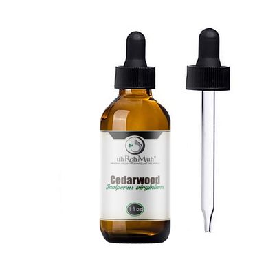 100% Pure Cedarwood Virginiana Essential Oil || USA - 1 oz w/Pipette