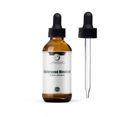 100% Pure Cedarwood Himalayan Essential Oil; Kosher Cedarwood Oil || India - 2 oz w/Pipette