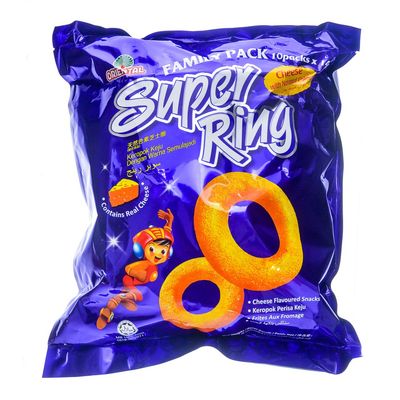 Oriental Family Pack Snacks 14g (Super Ring Cheese, 120 Packs)
