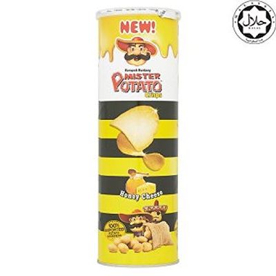 Mister Potato Crisps (Honey Cheese, 12 Cans)