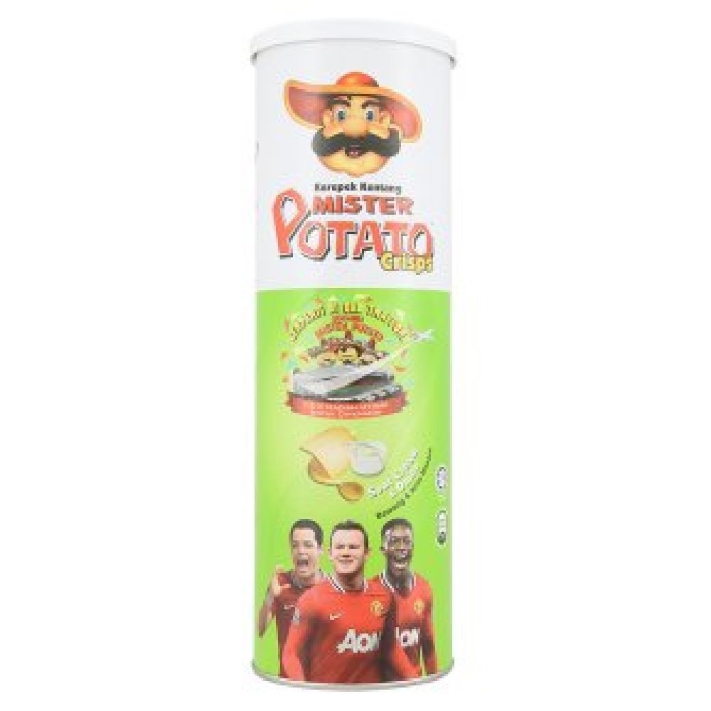 Mister Potato Crisps (Sour Cream & Onion, 12 Cans)