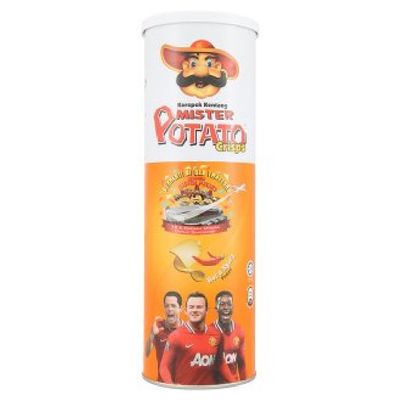 Mister Potato Crisps (Hot & Spicy, 12 Cans)