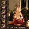 Porseme 280ml Essential Oil Diffuser, 3D Glass Aromatherapy Diffusor, Ultrasonic Cool Mist BPA Free Aroma Humidifier with Timer and Color Changing Function, Waterless Shut-Off for Home Office Room view 2