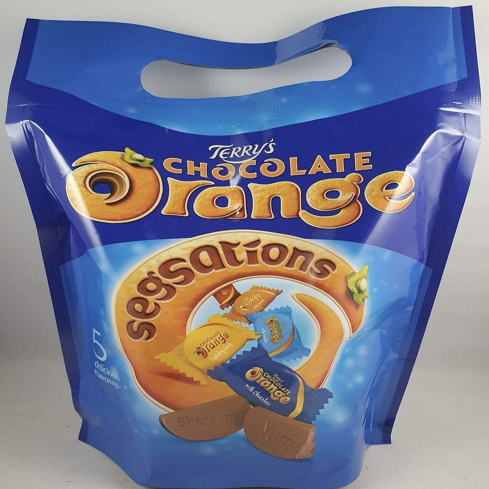 Terry's Chocolate Orange Segsations pouch 400g (Pack of 3)