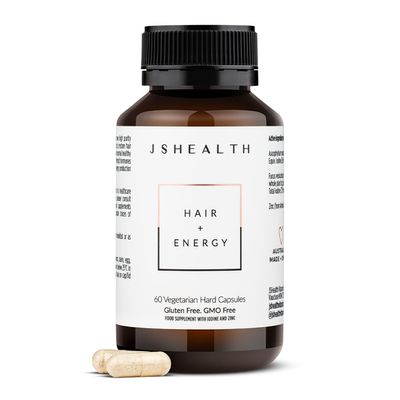 JSHealth Hair Formula - Vitamins for Hair Growth and Energy with Zinc and Iodine - Hair Loss Supplement for Men and Women (60 Capsules)