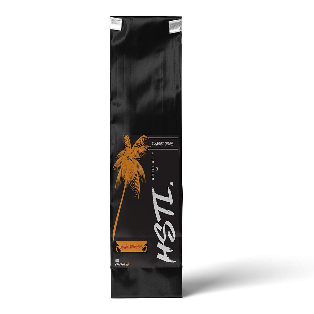 HSTL Coffee Co, Mango Paradise Coffee, Whole Bean,12 Ounce