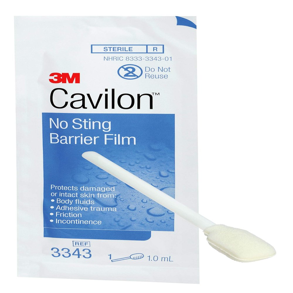 3M Cavilon No Sting Barrier Film, 3343, 1ML Wand, 25 Each / Carton, 4 Carton / Case
