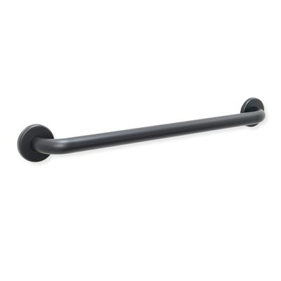 12 Shower Handle Smooth Grip | 304 Stainless Steel Grab Bars for Bathtubs and Showers | Matte Black ADA Standard Hand Rails for Seniors, Children, Injured People | Supports Upto 400lbs