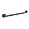 12 Shower Handle Knurled Grip | 304 Stainless Steel Grab Bars for Bathtubs and Showers | Matte Black ADA Standard Hand Rails for Seniors, Children, Injured People | Supports Upto 400lbs view 1