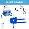 Polar Active Ice 3.0 Cold Therapy Ice Machine System with Programmable Timer, Knee and Joint Compression Pad, Lightweight 16 Quart Cooler, Quiet Pump, Strong Cryotherapy Pain Relief Treatment view 2