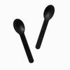 [1,000 Count] Black Heavy Duty Plastic Spoons - Bulk, Disposable, Dishwasher Safe, and Reusable Frozen Yogurt Ice Cream Spoons - Frozen Dessert Supplies view 2