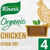 Knorr Organic Chicken Stock Pot 4x26g (0.91oz) view 2