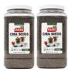 Badia Organic Chia Seeds, 5.5 Pounds (Pack of 2)  Superfood Rich in Omega-3, Fiber & Protein for Smoothies, & Baking, Gluten Free, Kosher view 1