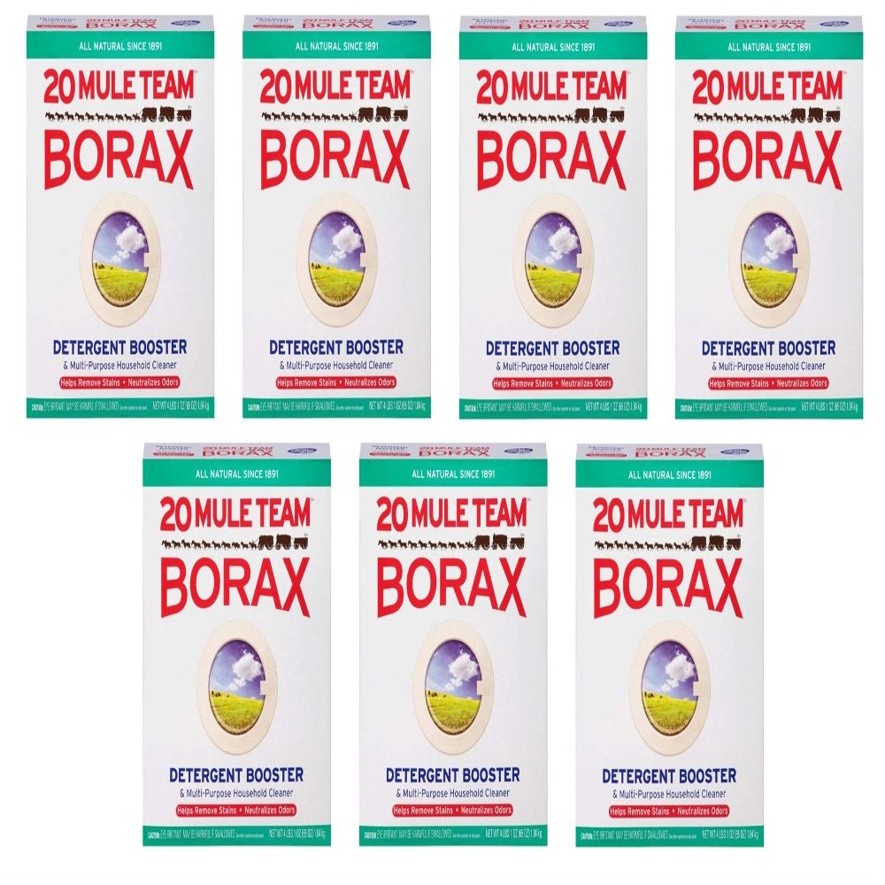 20 Mule Team Borax Natural Laundry Booster, 65 oz (Pack of 7)