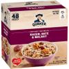 Quaker Instant Oatmeal, Raisin, Date and Walnut, Individual Packets, 1.30 Ounce (Pack of 48) view 1