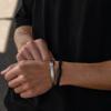 LUXAR Men's/Women's Magnetic Therapy Bracelet | Sophisticated Solid Titanium Bangle with Rare-Earth Neodymium Magnets (Titanium | Large) view 4
