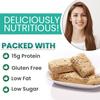 Protiwise High Protein Nutrition Bar | Chocolate Crisp | 15g Protein Bar | Meal Replacement Bar | Gluten Free, Low Fat, Low Sugar, Keto-Friendly | Crush Cravings, Lose Weight | 5/box view 3