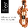 1883 Tangerine for Drinks, Made in France, 1 Liter Glass Bottle view 2