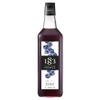 1883 Blueberry Syrup for Drinks, Made in France, 1 Liter Glass Bottle view 1