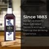 1883 Blueberry Syrup for Drinks, Made in France, 1 Liter Glass Bottle view 4