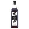 1883 Blackcurrant Syrup for Drinks, Made in France, 1 Liter Glass Bottle view 1