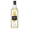 1883 Yuzu Lemon Syrup for Drinks, Made in France, 1 Liter Glass Bottle view 1