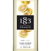 1883 Yuzu Lemon Syrup for Drinks, Made in France, 1 Liter Glass Bottle view 3