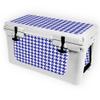 MightySkins (Cooler Not Included) Skin Compatible with RTIC 45 Cooler (2017 Model) - Blue Houndstooth | Protective, Durable, and Unique Vinyl Decal wrap Cover | Easy to Apply | Made in The USA view 1