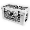 MightySkins (Cooler Not Included) Skin Compatible with RTIC 45 Cooler (2017 Model) - Black Zebra | Protective, Durable, and Unique Vinyl Decal wrap Cover | Easy to Apply | Made in The USA view 1
