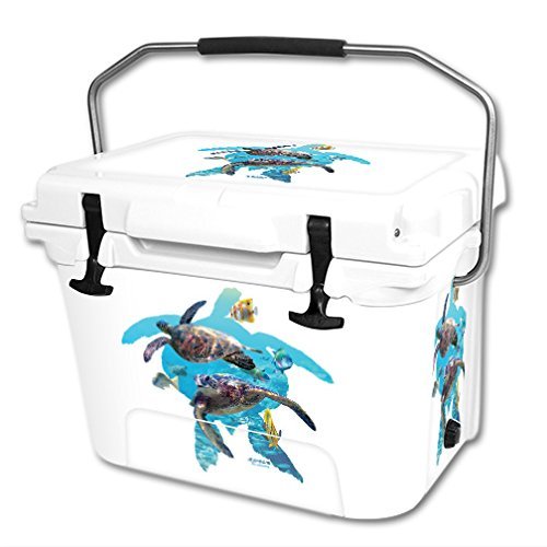 MightySkins (Cooler Not Included) Skin Compatible With RTIC 20 qt Cooler (2016)  Turtly Cool | Protective, Durable, and Unique Vinyl Decal wrap cover | Easy To Apply, Remove, and Change Styles | Made in the USA